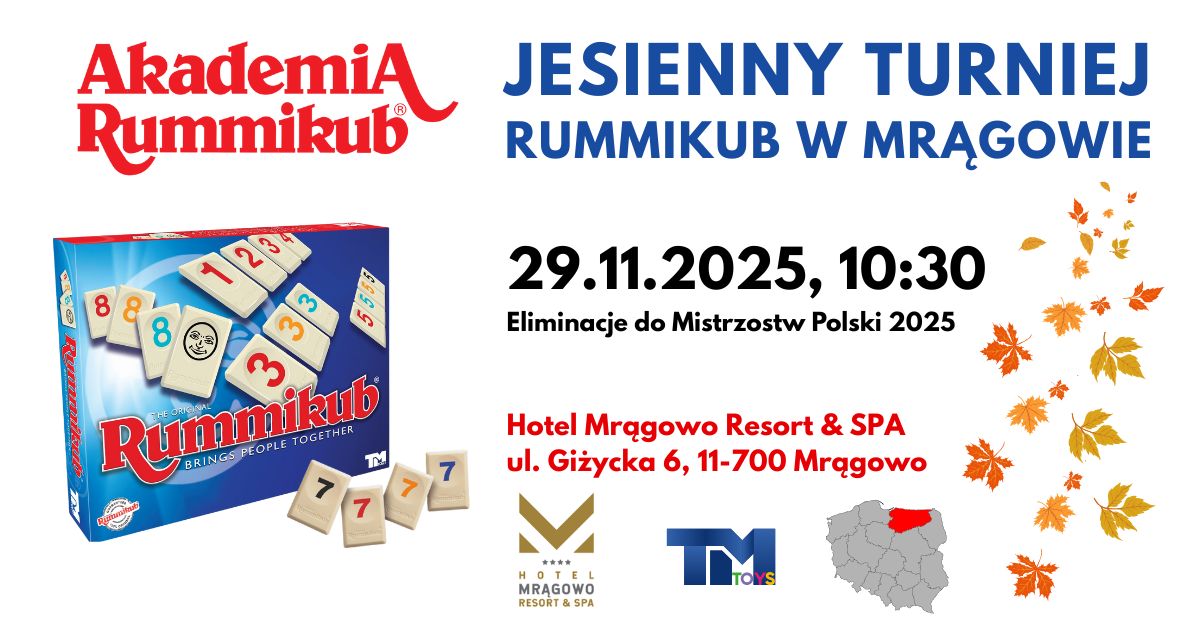 Turniej Rummikub Mrągowo 2025